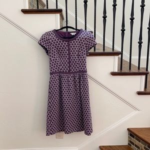 Purple polka dot Boden Dress